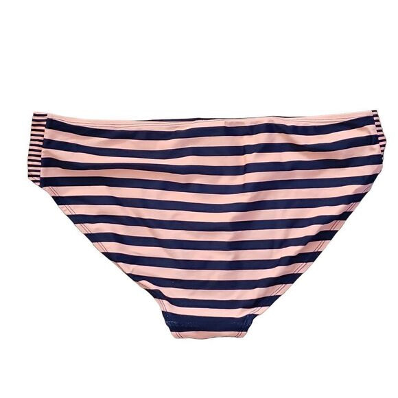 Beach Bump by Motherhood Maternity Navy Stripe Bikini Bottom Size Large - Picture 5 of 11